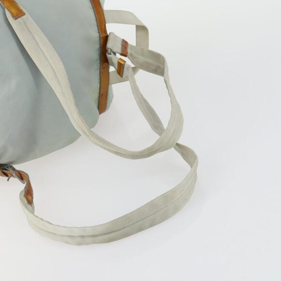 PRADA Backpack Nylon Light Blue Silver Auth 151340 main image 5